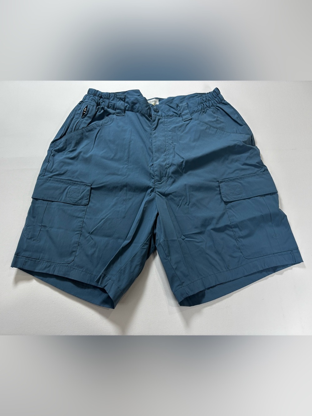 L.L. Bean Men's Slate Blue Cargo Shorts
